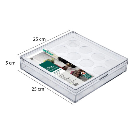 Porta 16 Cápsulas Dolce Gusto Caja Organizador Café Elegance Transparente
