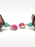 Pendientes Con Flor Multicolor multicolor