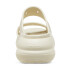 Plataformas Crocs Crush Sandal - Unisex Bone