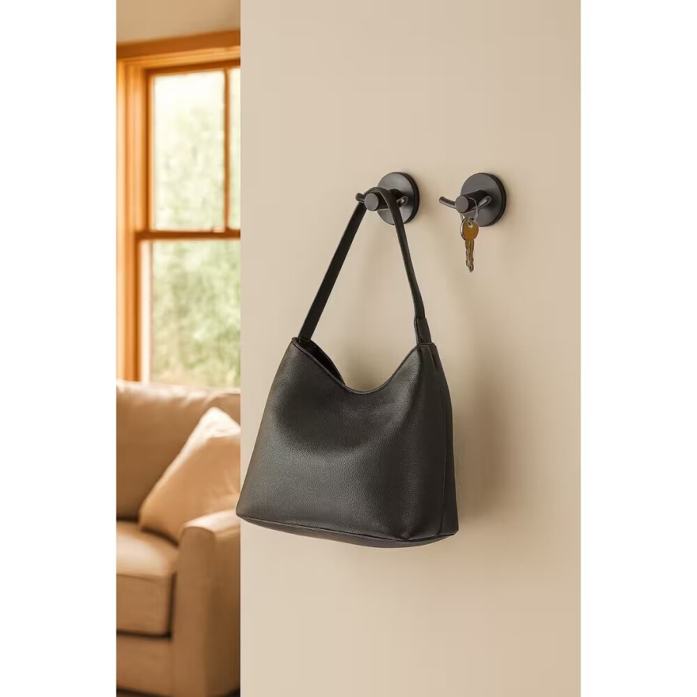 Percha doble Milano Negro Mate GC Percha Doble Milano Negro Mate Gc