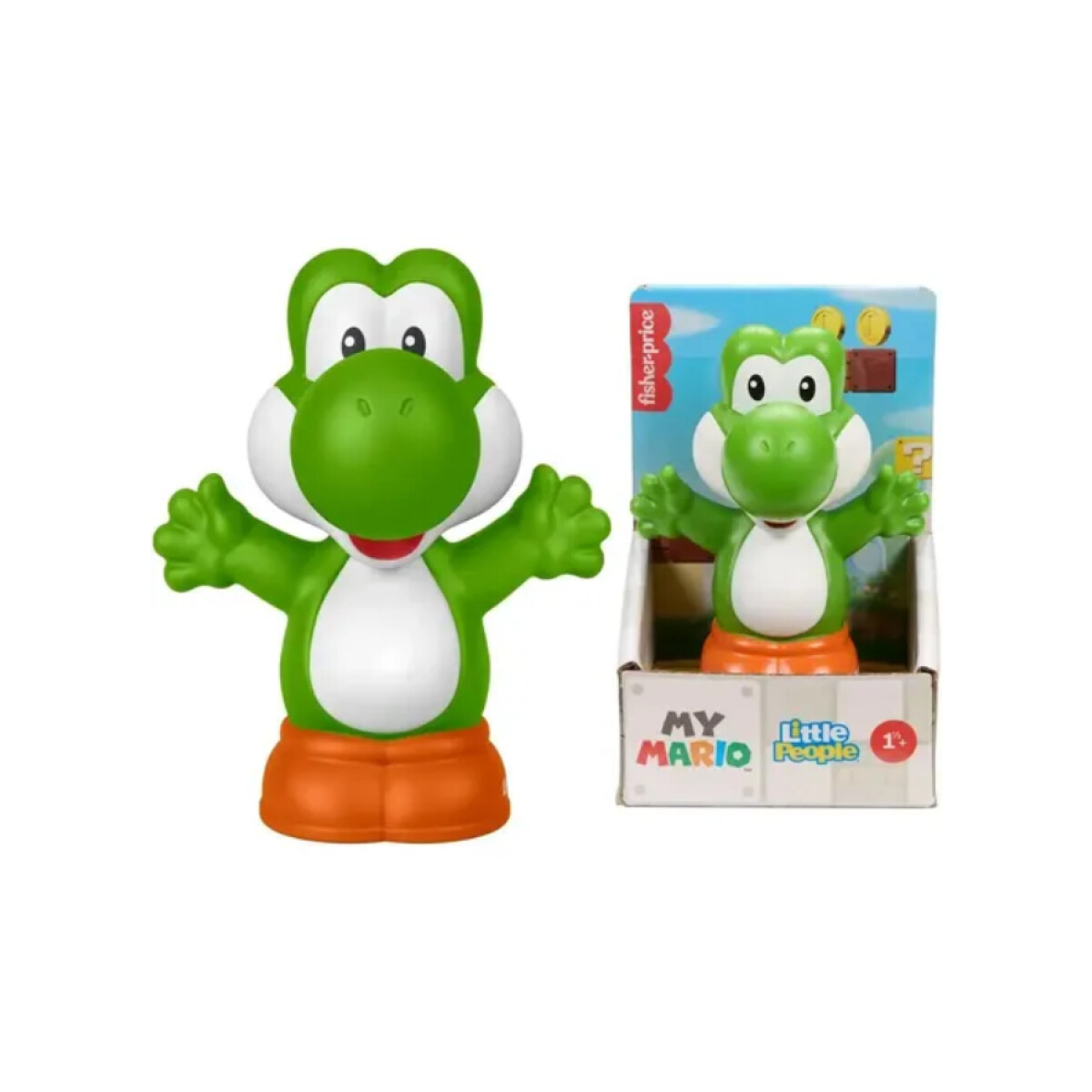 Figura My Mario Little People - Yoshi (7cm aprox) 