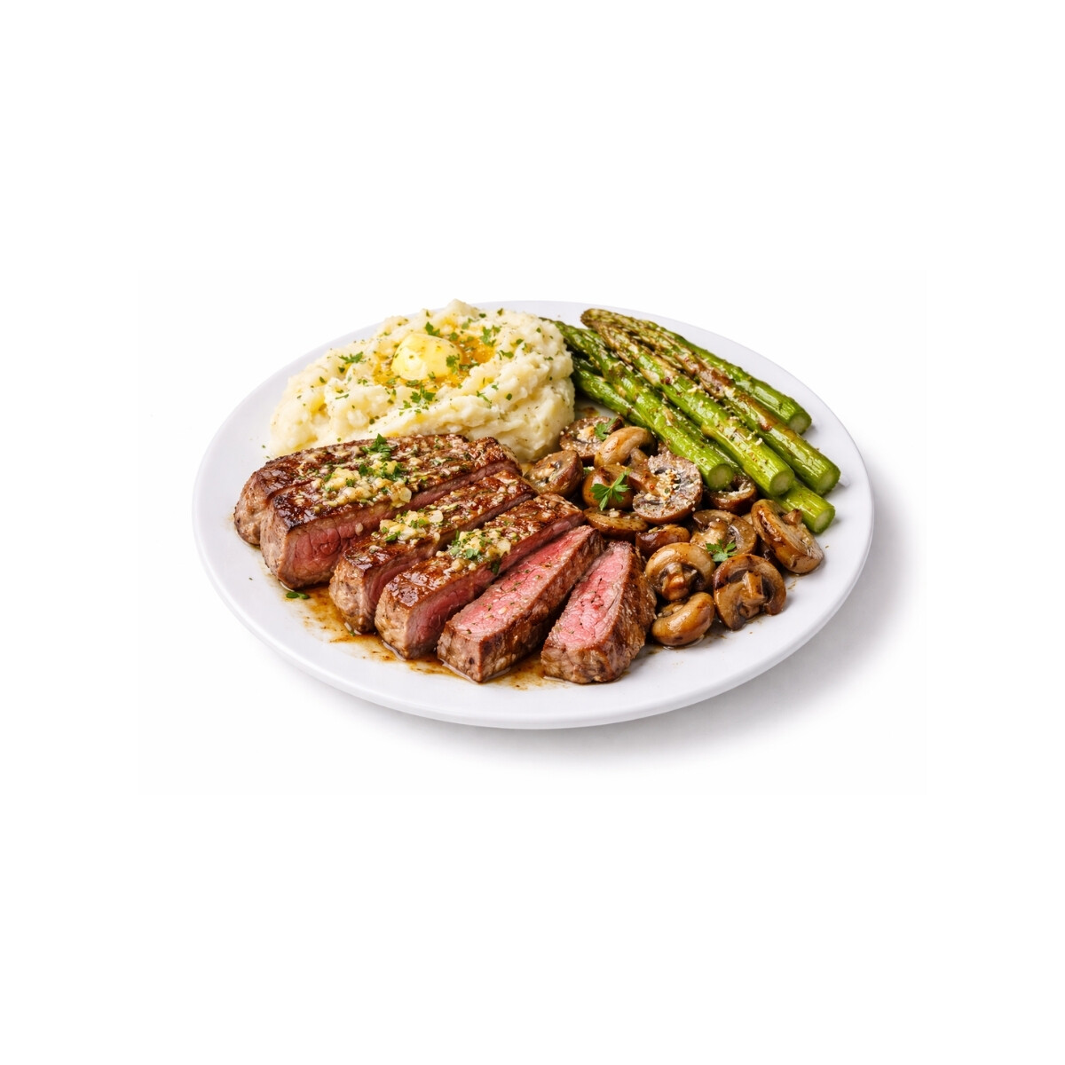 Plato Llano de Porcelana 27 cm 