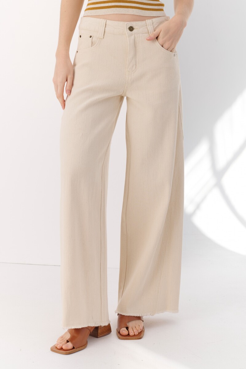 PANTALON COTTON NATURAL