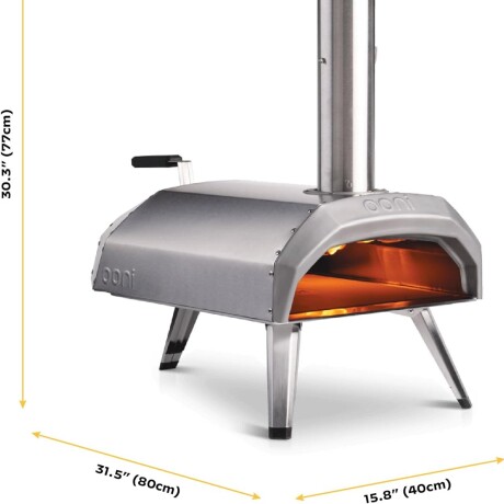 Karu 12 Pizza Oven ACERO-INOXIDABLE