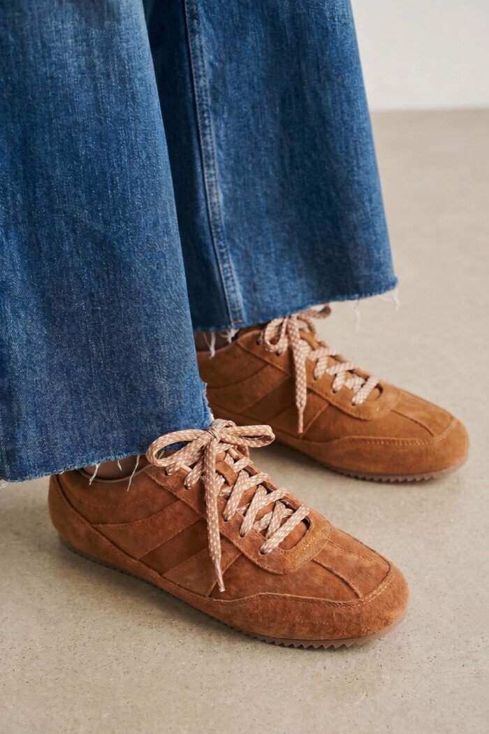 Zapatilla Gamuza Camel