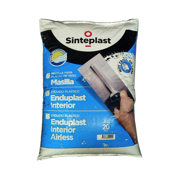 Enduido masilla de interiores Enduplast Sinteplast 20kg Enduido masilla de interiores Enduplast Sinteplast 20kg