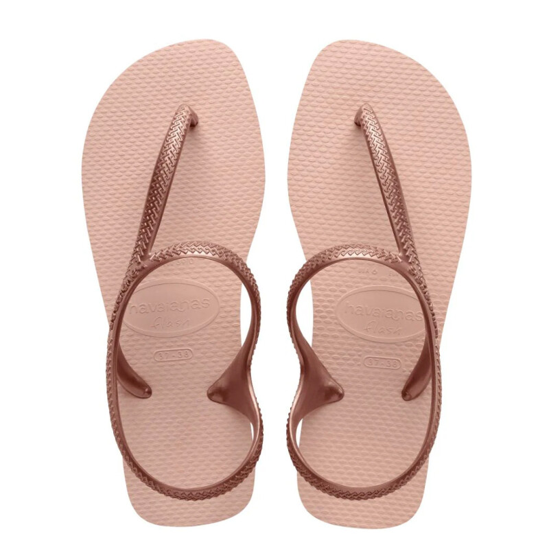 Sandalias de Mujer Havaianas Flash Urban Rosa Ballet - Dorado