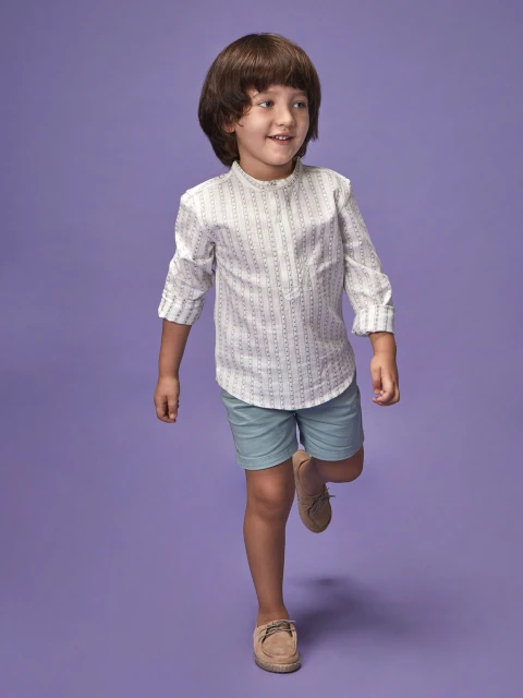 Camisa De Dobby Blanco