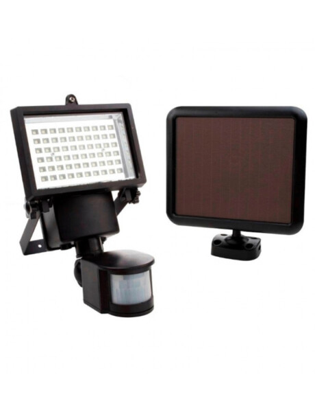Foco proyector LED Ixec con panel solar y sensor de movimiento Foco proyector LED Ixec con panel solar y sensor de movimiento