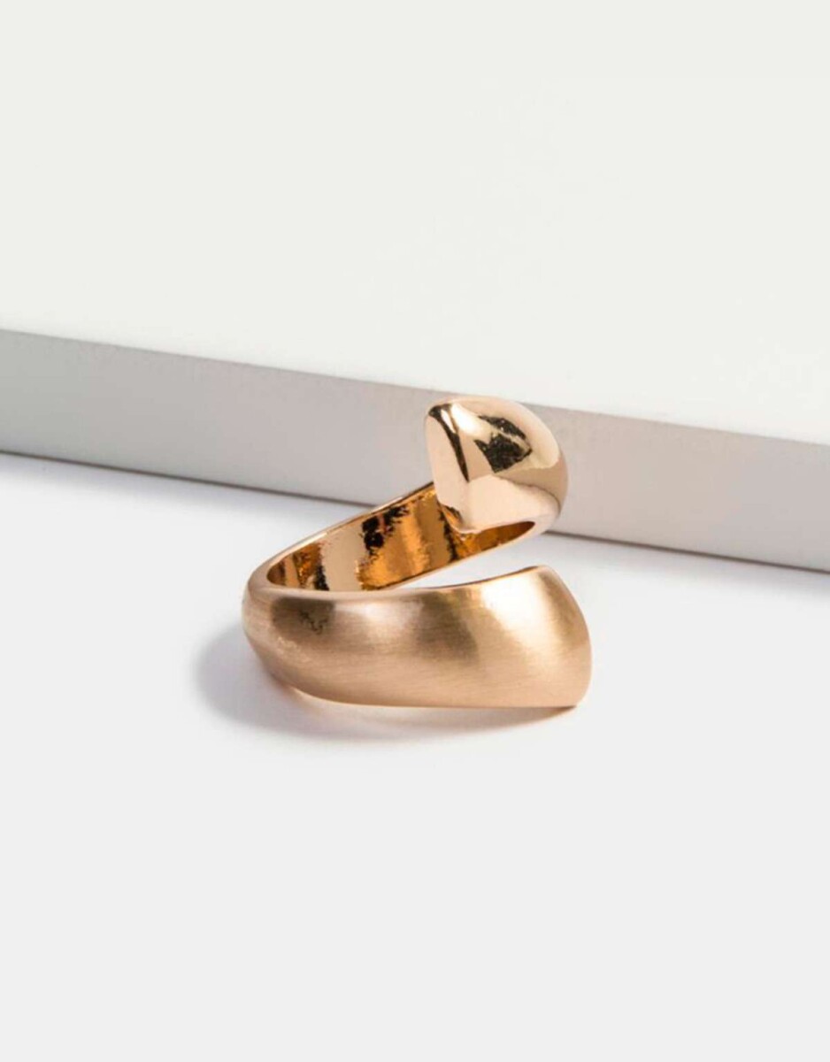 Anillo Espiral - Dorado 