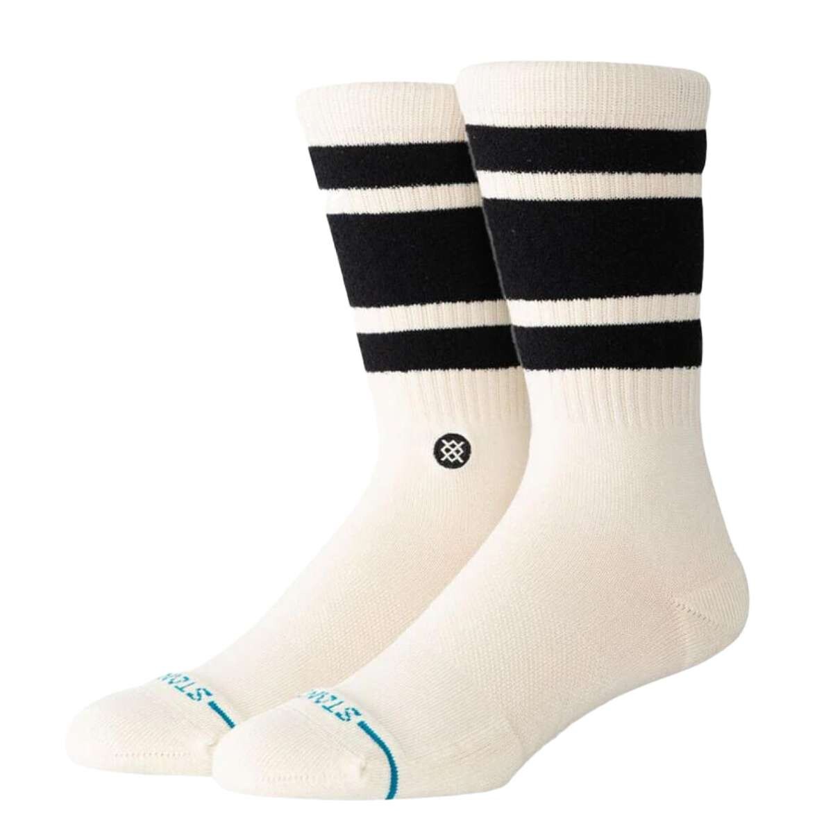 Medias Stance Boyd Cozy - Blanco Negro 