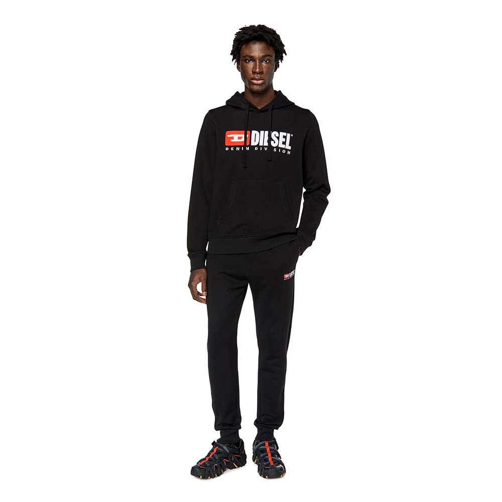 Poleron Diesel S-Ginn-Hood-Div Hombre Black