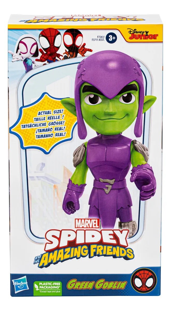 Muñeco Duende Verde de Spidey Amazing Friends de Hasbro Marvel 