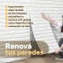 Revestimiento Pared Adhesivo 3d Piedra Ladrillo 20 Mts x 0,70 Mts Variante Color Blanco