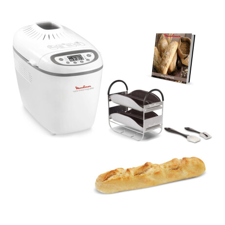 Panetera Moulinex Home Bread Baguette Blanca