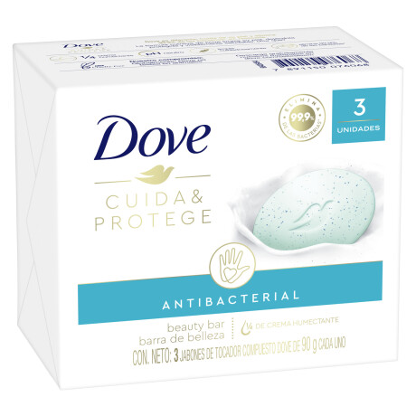 Pack Jabón Dove Cuida y Protege 90g 3 Unidades Pack Jabón Dove Cuida y Protege 90g 3 Unidades