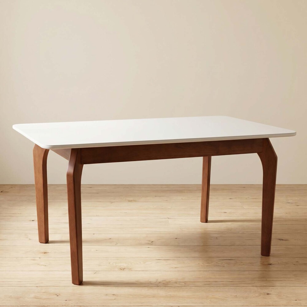 MESA DE COMEDOR MADERA-MDF-Y-VIDRIO ARCO