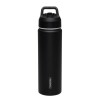 Botella térmica Tramontina Thermo Hydration 650 ml Negro