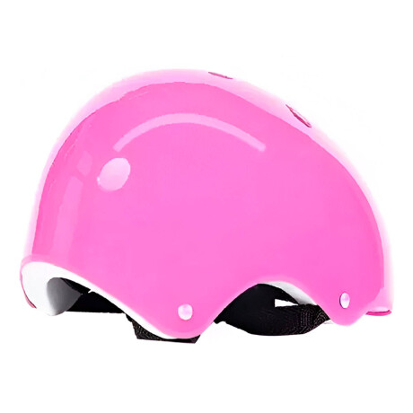 Casco P/ Niño Reforzado Patín Skate Rollers Bicicleta Rosa