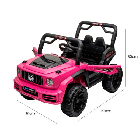 Auto A Bateria Cuatriciclo Wagon 4x4 C/control Remoto Rosa