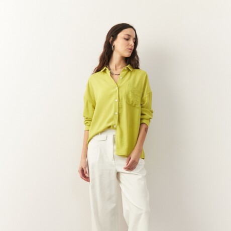 CAMISA AQUA Verde Manzana