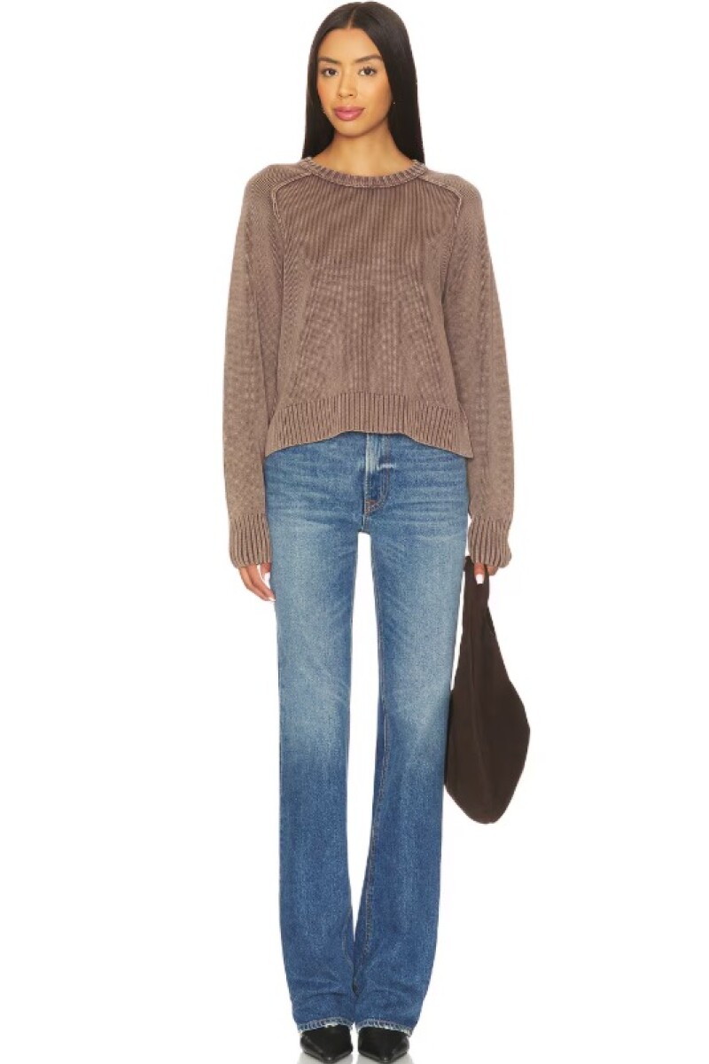 SPRING STREET PULLOVER Marron