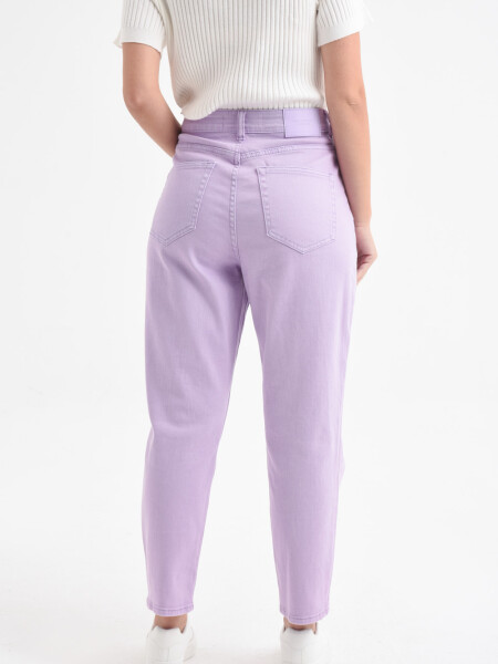 Pantalón Mom Fit Lila