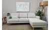 Sofa con Chaise PRADA PREVENTA Beige Tela Rústica