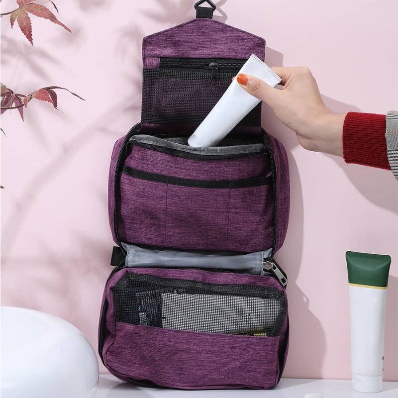 Neceser Organizador Colgante violeta