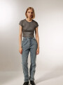 Pantalon Gera Azul Grisaceo
