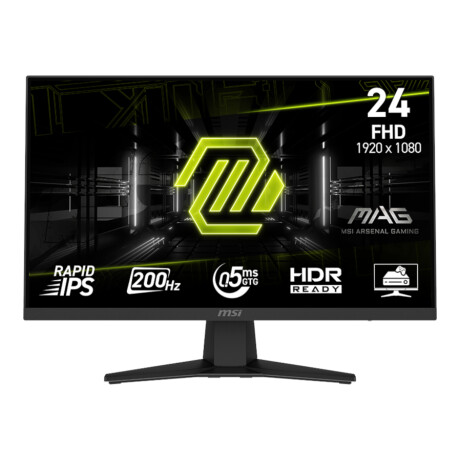 Monitor Plano Gaming Msi MAG244F 23,8" Ips Fhd 200HZ 0,5MS 001