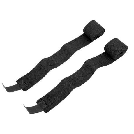 Par De Vendas Expert Largas Boxeo Mma Negro