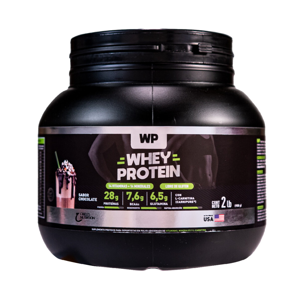 Cibeles Nutrition Whey Protein 2lb - chocolate 