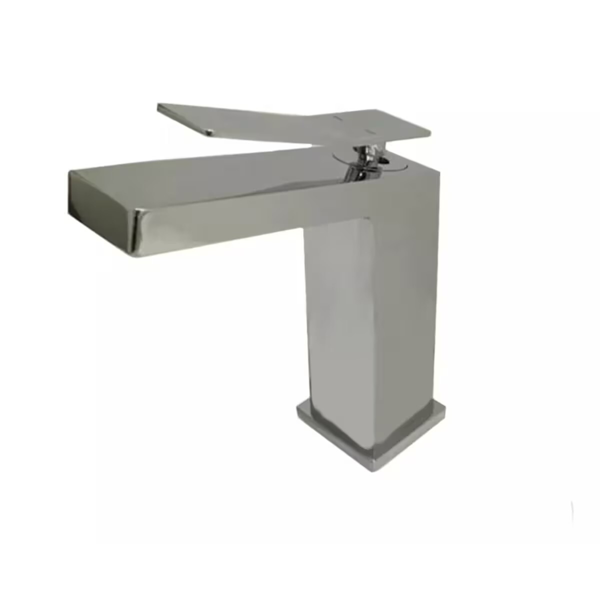 Grifería De Lavatorio Monocomando De Mesada Prisma Cromada 