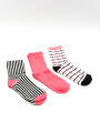 Medias Crew Raicu, Pack X 3 Color Unico