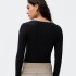 BLUSA ML FEM PRETO ESCURO