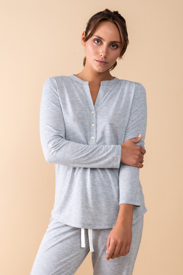 Camiseta pijama Gris