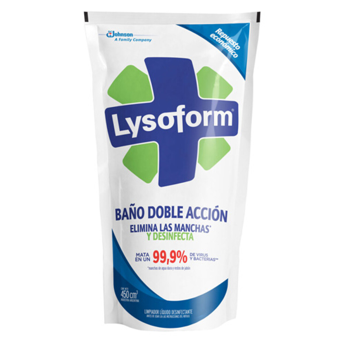 Limpiador Líquido Lysoform Baño Doble Acción DP 450 ML 