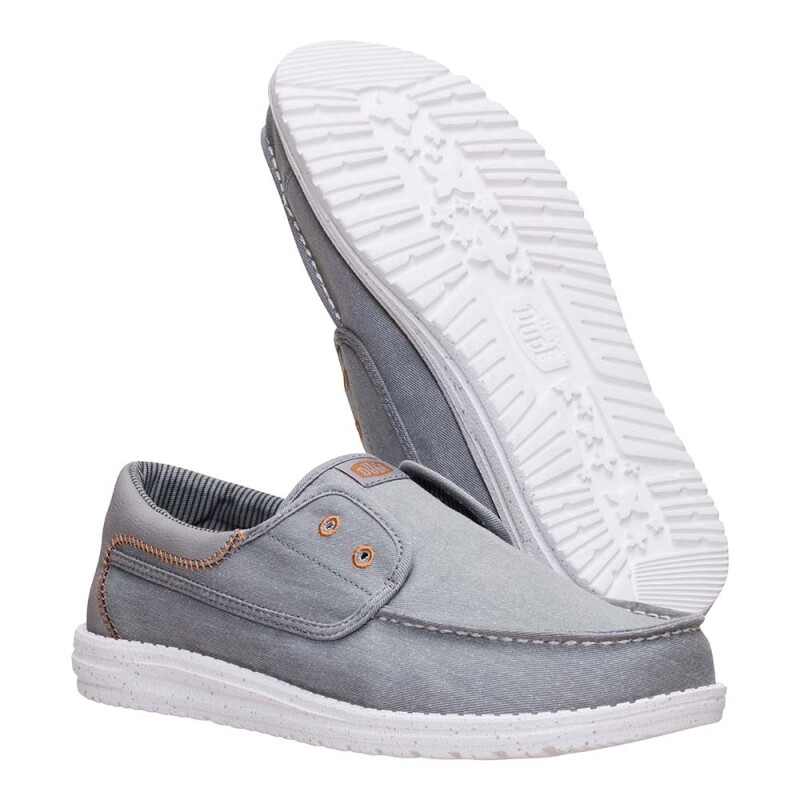 Wally Cru Stretch Canvas Hombre Flannel Grey/multi