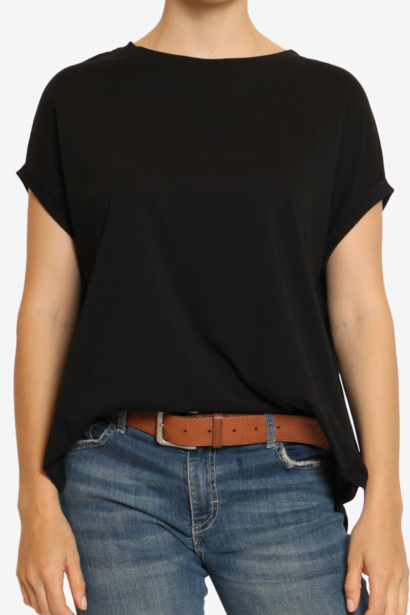 Camiseta oversized Negro