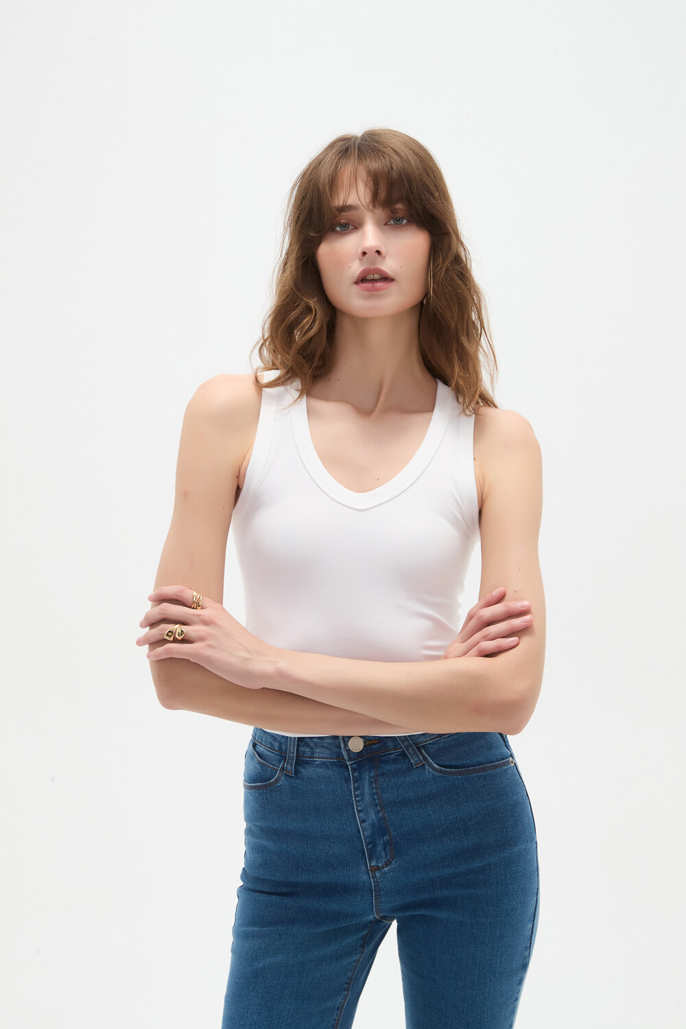 Musculosa Seniore Marfil / Off White
