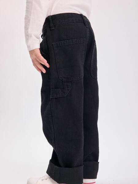 Pantalón jean carpintero Gris Oscuro