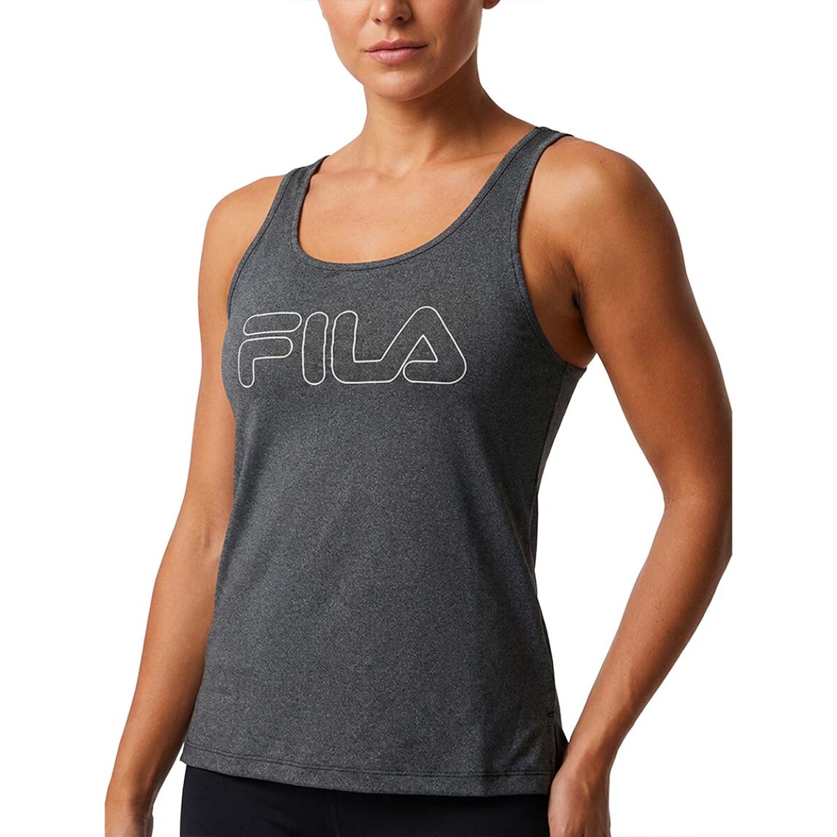 FILA Basic train ii Musculosa training para mujer - Negro/Gris - Negro-Gris 