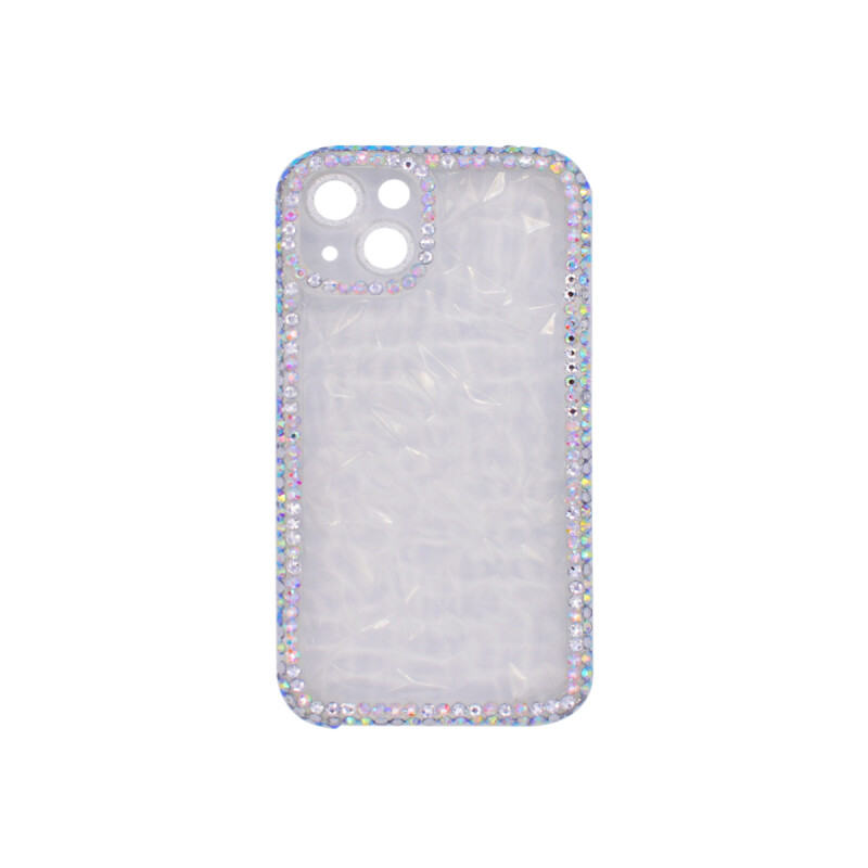 Protector para iPhone 13/14 transparente borde con brillante Protector Para Iphone 13/14 Transparente Borde Con Brillante