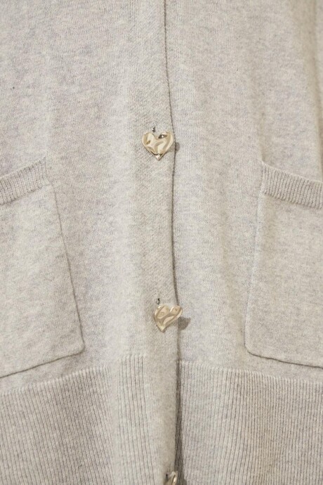 CARDIGAN MALENA GRIS