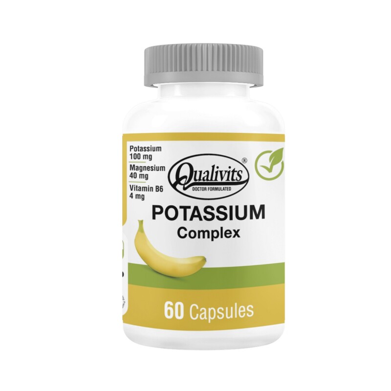 Potassium Complex Qualivits 60 Cápsulas. Potassium Complex Qualivits 60 Cápsulas.