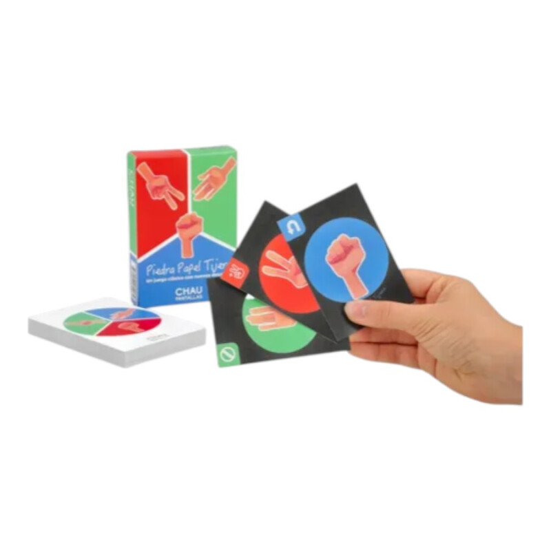 Piedra, Papel & Tijera – Juego de Cartas Chau Pantallas Piedra, Papel & Tijera – Juego de Cartas Chau Pantallas