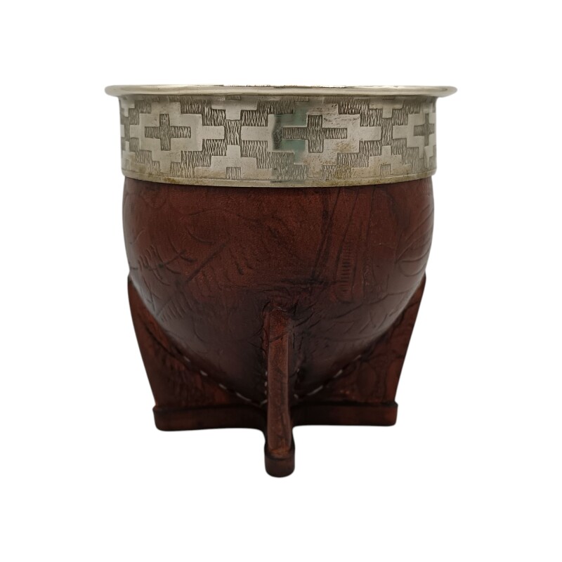 Mate Imperial con guarda pampa - ALPACA - 33 marrónuniforme