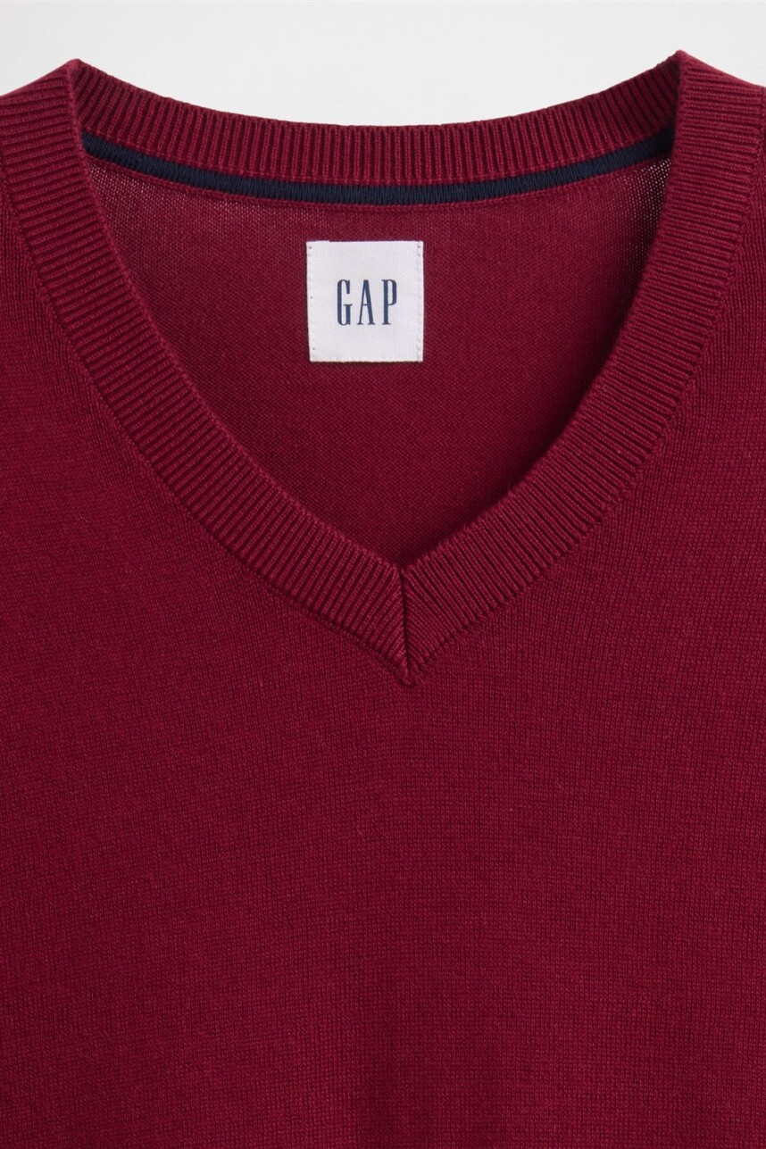 Buzo Algodón Cuello V Hombre Red Delicious