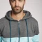 Campera felpa azul